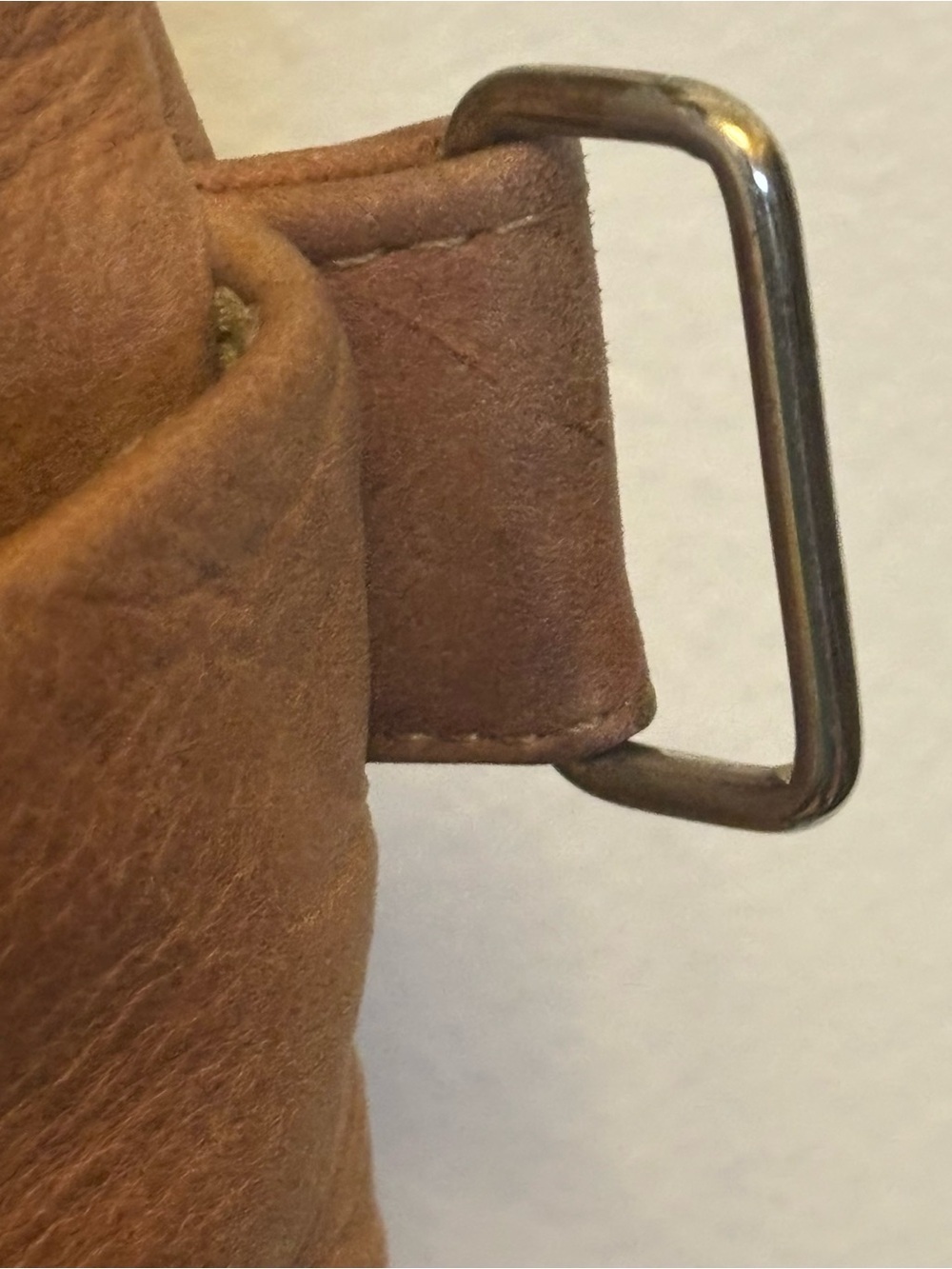 ARZA NEW YOR LEATHER SHOULDER STYLE Audrey Large Messenger/Laptop Bag in Whiskey - Picture 11 of 11